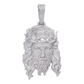 MOISSANITE  Iced Out Hip Hop Jesus Pendant - 925 Silver - 2 Sizes 2.25"-3"
