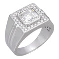 Moissanite Icy Swag Asscher Cut Ring -  925 Silver