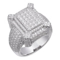 MOISSANITE Lit Legend Iced Out Ring - 925 Silver