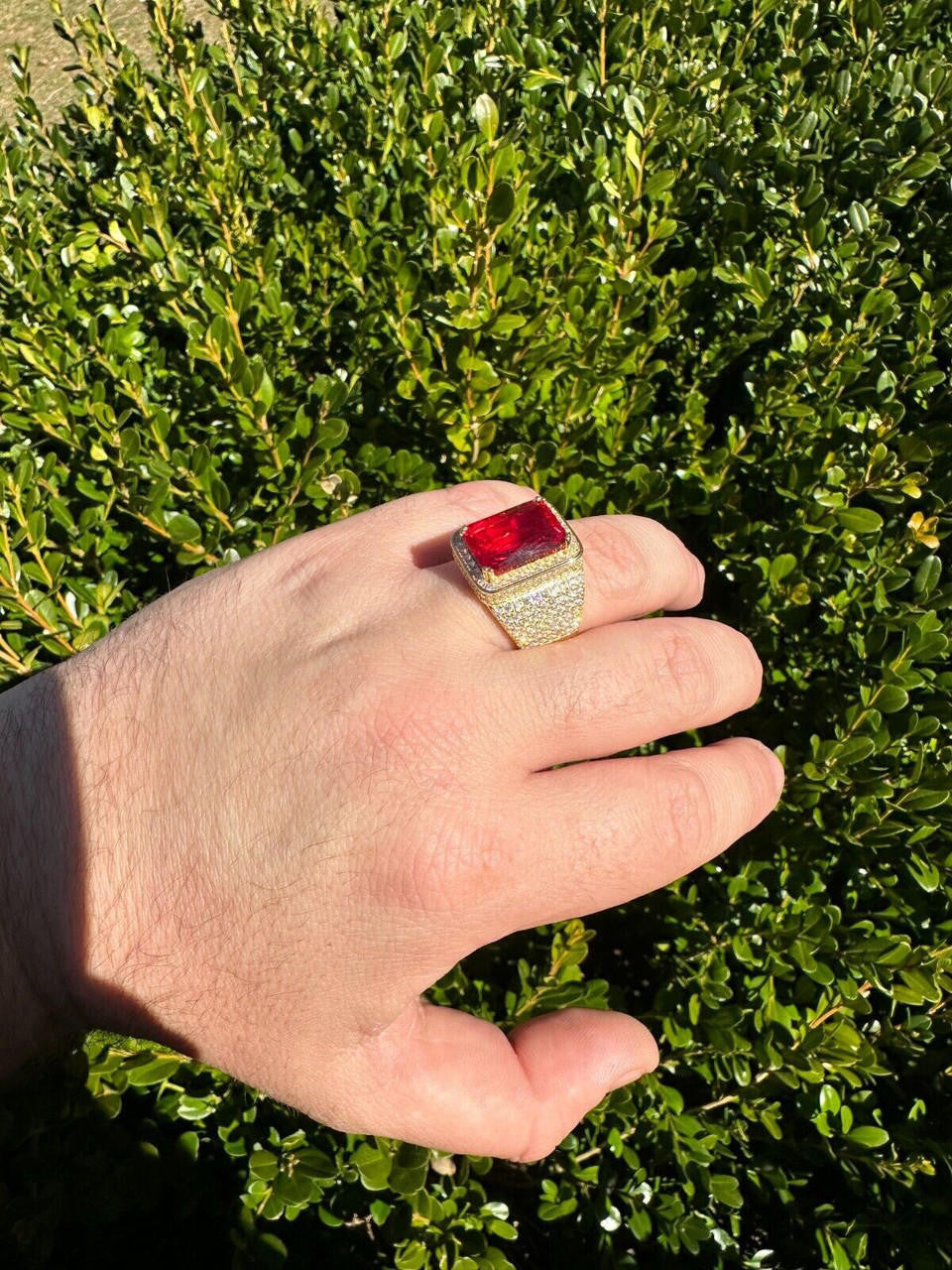 MOISSANITE Royal Family Ring - 14k Gold Vermeil 925 Silver