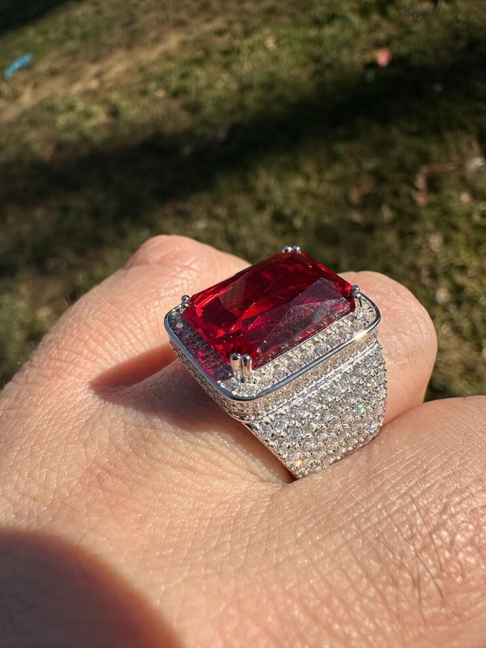 Moissanite Royal Family Ring - 925 Silver