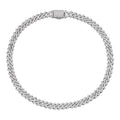 MOISSANITE Micro Prong Miami Cuban Link Bracelet Iced Out - 925 Silver - 5mm - 6" - 8.5"