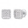 MOISSANITE Northern Ice Cartel Iced Out Earrings - 925 Silver - 7mm