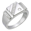 MOISSANITE Old Timer Ring - 925 Silver