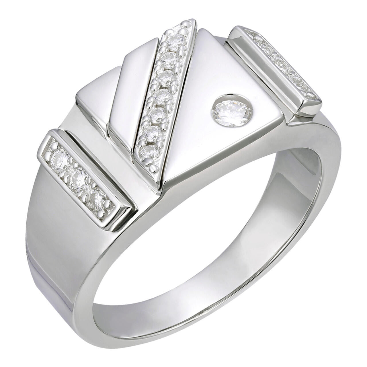 MOISSANITE Old Timer Ring - 925 Silver