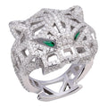 MOISSANITE Panther Fury Ring - 925 Silver