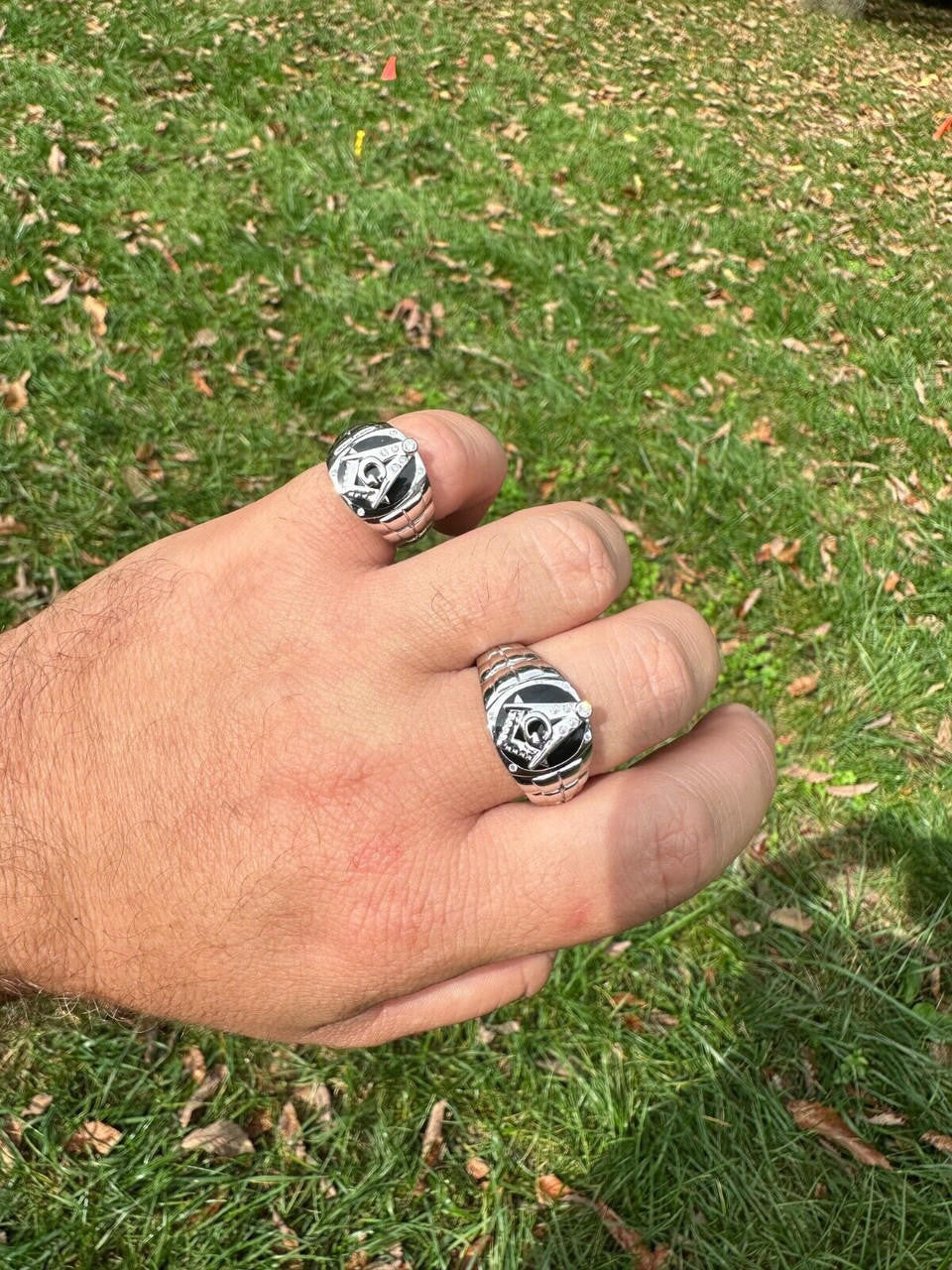 MOISSANITE Masonic Truth Ring - 925 Silver