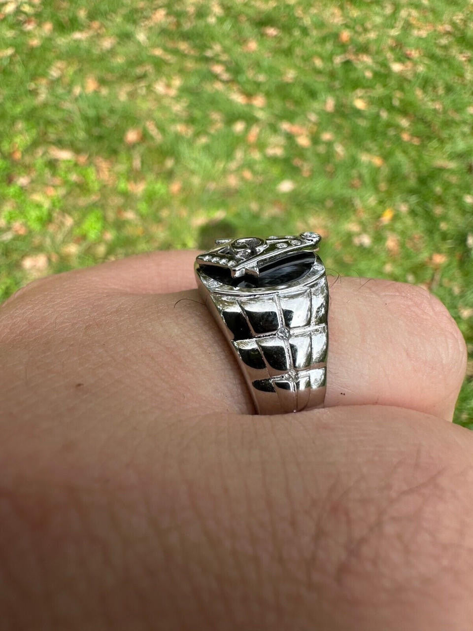 MOISSANITE Masonic Truth Ring - 925 Silver
