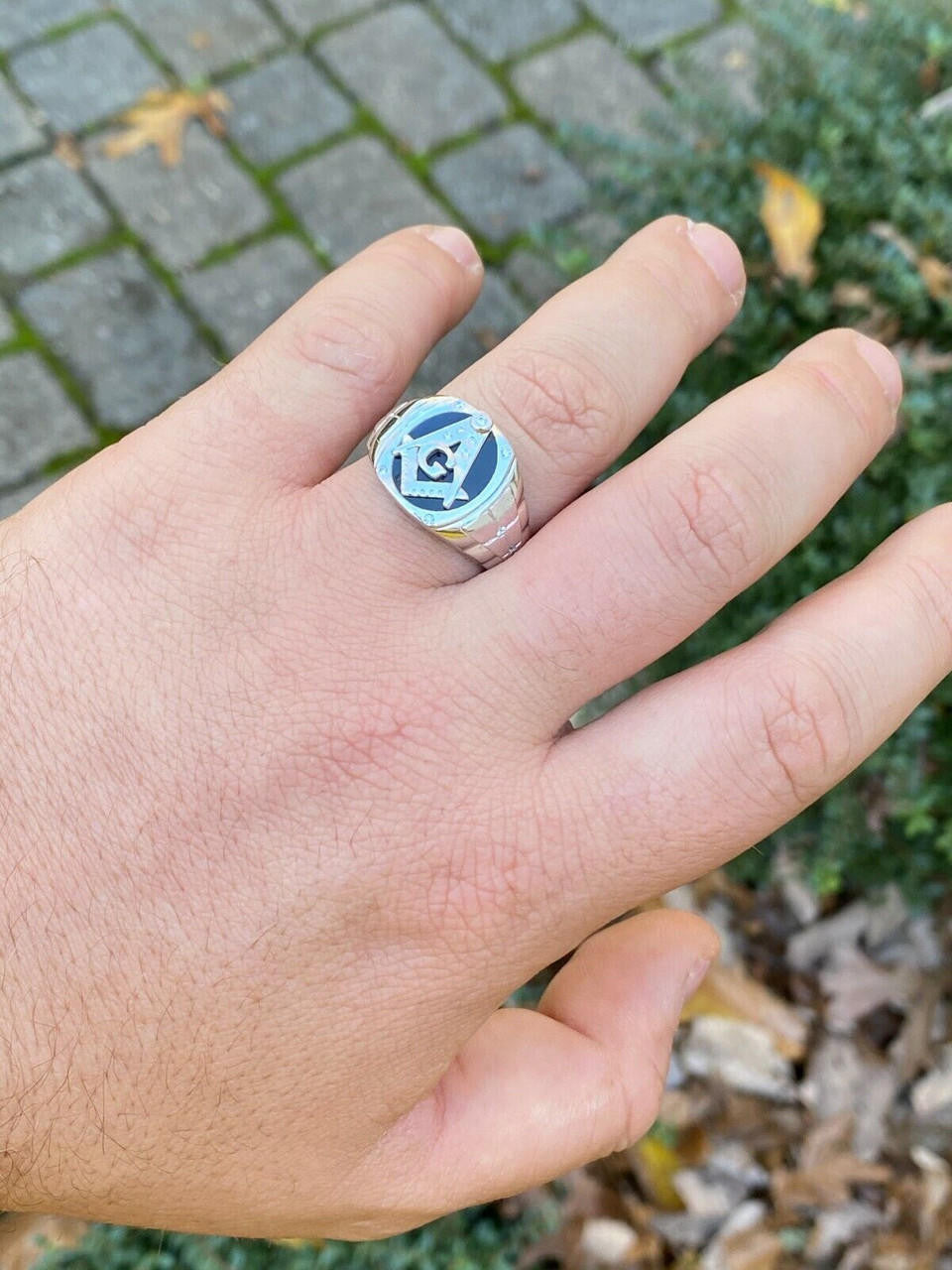 MOISSANITE Masonic Truth Ring - 925 Silver