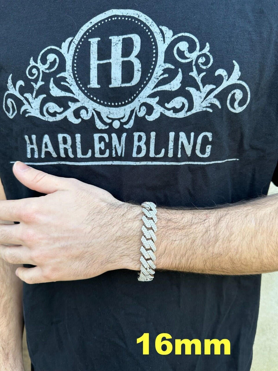 MOISSANITE #1 Bestseller Miami Cuban Link Prong Bracelet Iced Out - 925 Silver - 8mm-20mm - 6" - 9"