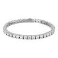 MOISSANITE Reinvented Tennis Bracelet Iced Out On All Sides - 925 Silver - 5mm - 6" - 9"
