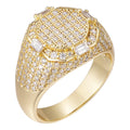 MOISSANITE The Rizz Iced Out Ring - 14k Gold Vermeil 925 Silver