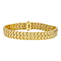 Monaco Snake Bracelet - Hollow 14k Gold Vermeil 925 Sterling Silver - 6"- 8.5" - 10mm