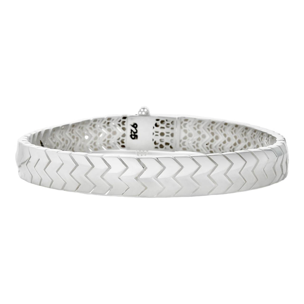Monaco Snake Bracelet - Hollow 925 Sterling Silver - 6"- 8.5" - 10mm