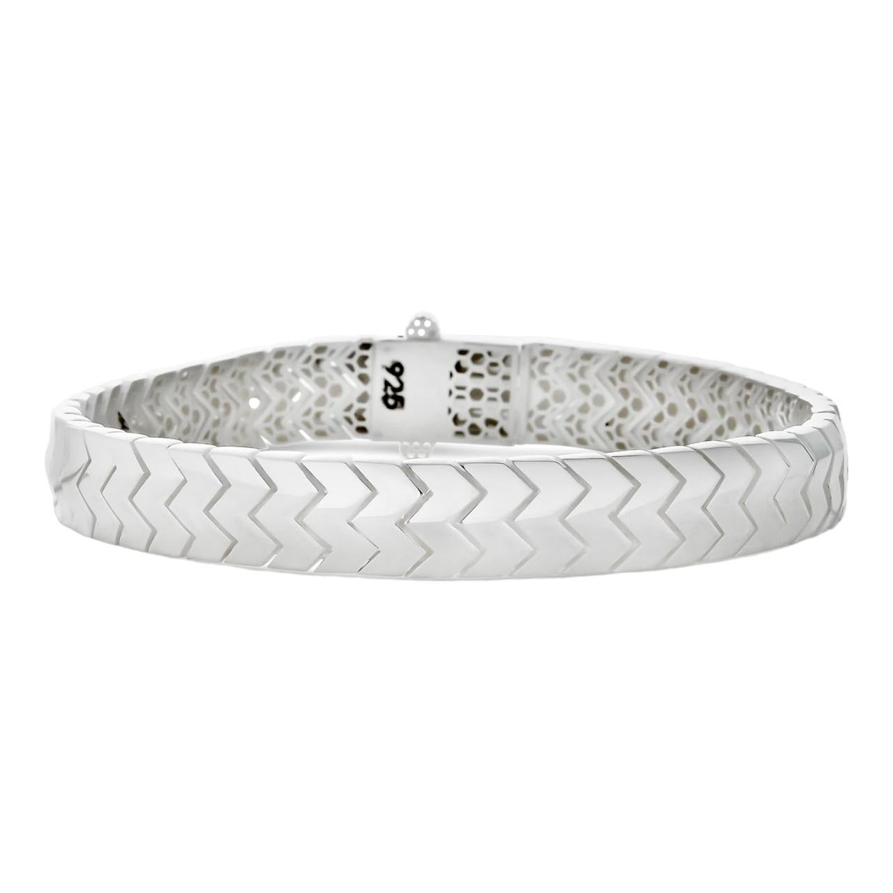 Monaco Snake Bracelet - Hollow 925 Sterling Silver - 6"- 8.5" - 10mm