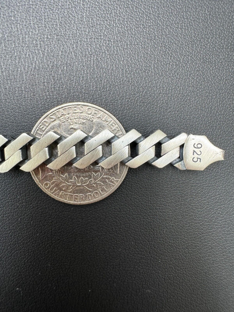 Miami Cuban Prong Bracelet - 925 Sterling Silver Oxidized Gunmetal - 7"-9" - 8.5mm