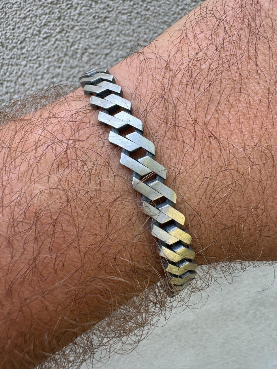 Miami Cuban Prong Bracelet - 925 Sterling Silver Oxidized Gunmetal - 7"-9" - 8.5mm