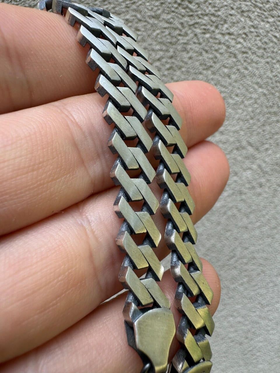Miami Cuban Prong Bracelet - 925 Sterling Silver Oxidized Gunmetal - 7"-9" - 8.5mm