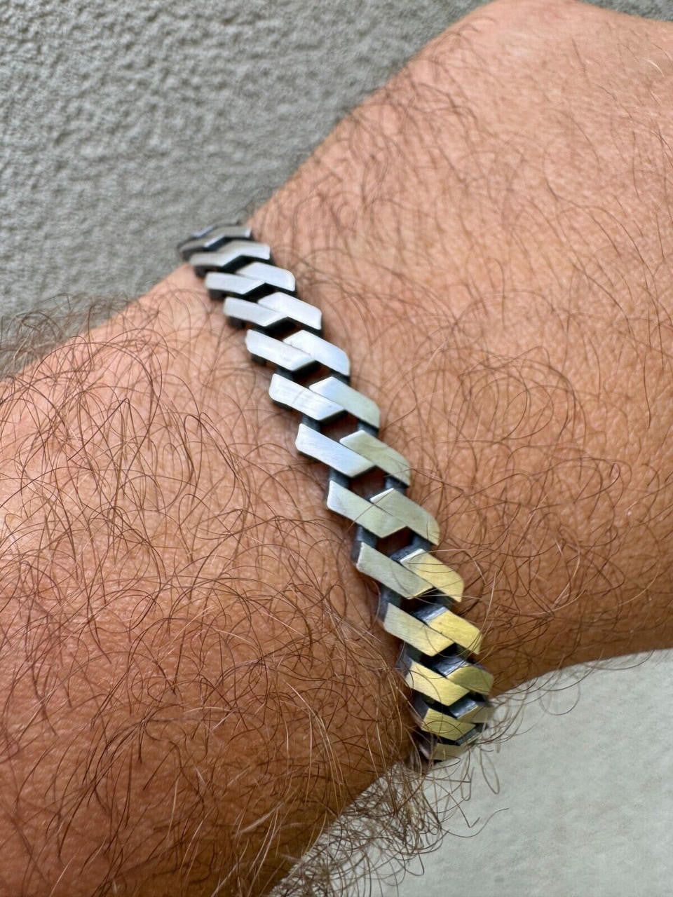 Miami Cuban Prong Bracelet - 925 Sterling Silver Oxidized Gunmetal - 7"-9" - 8.5mm