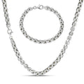 Puffed Rolo Chain Necklace Or Bracelet - Hollow 925 Sterling Silver - 7"-28" - 6mm