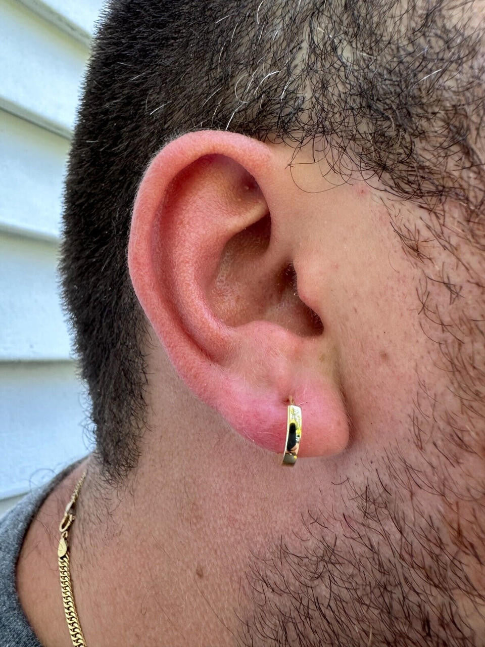 Plain Small Huggie Hoop Earrings - 14k Gold Vermeil 925 Silver - 12.5mm