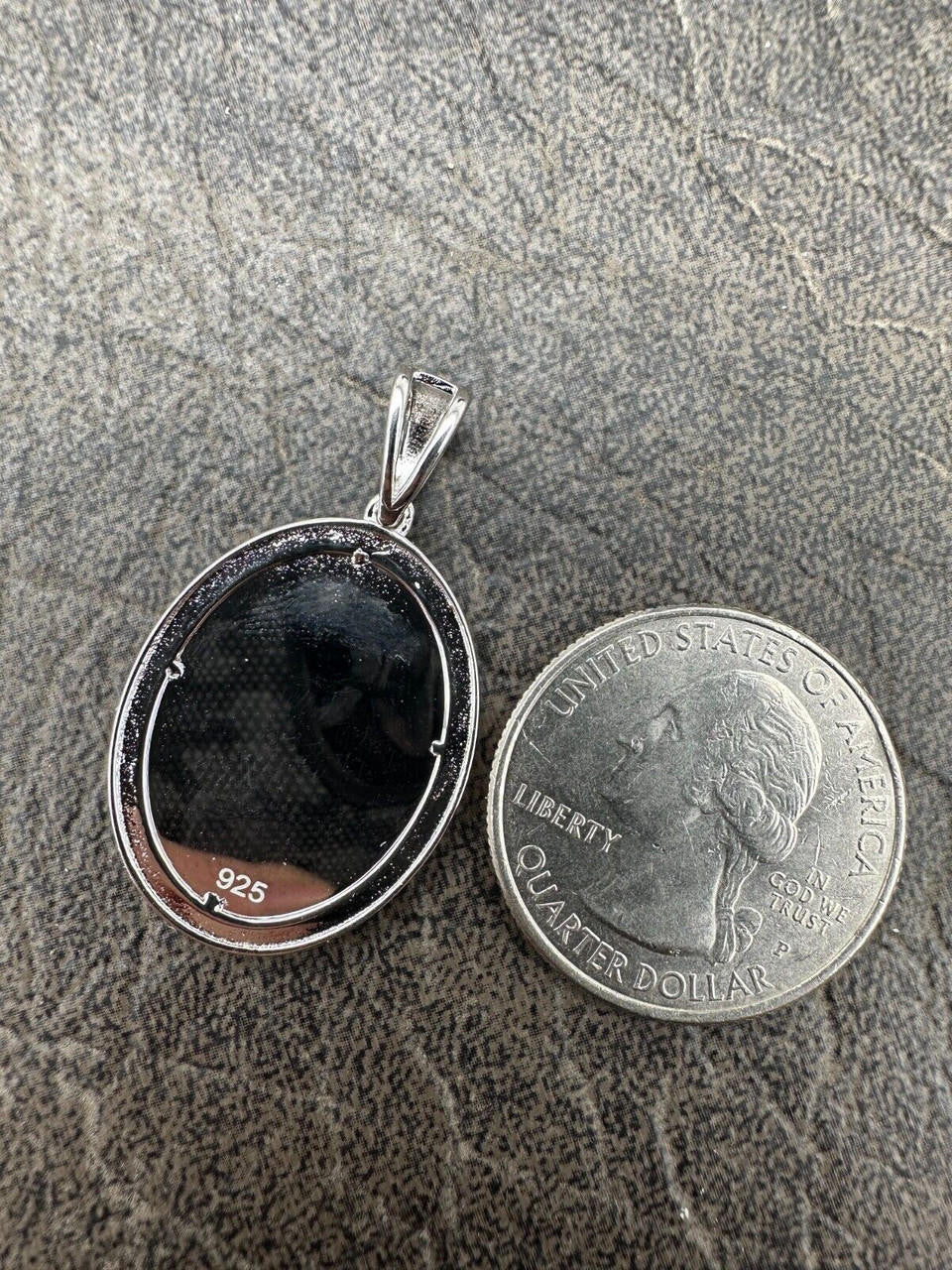 Jesus Medallion Diamond Cut Pendant - 925 Silver & 14k Gold Vermeil - Small 1.5"