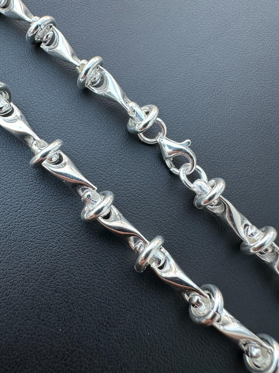 "Barbed Wire" Custom Bracelet - 925 Sterling Silver - 7"-9" - 8mm