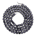 Real Black MOISSANITE 5mm Tennis Chain 925 Silver Iced Necklace Pass Tester