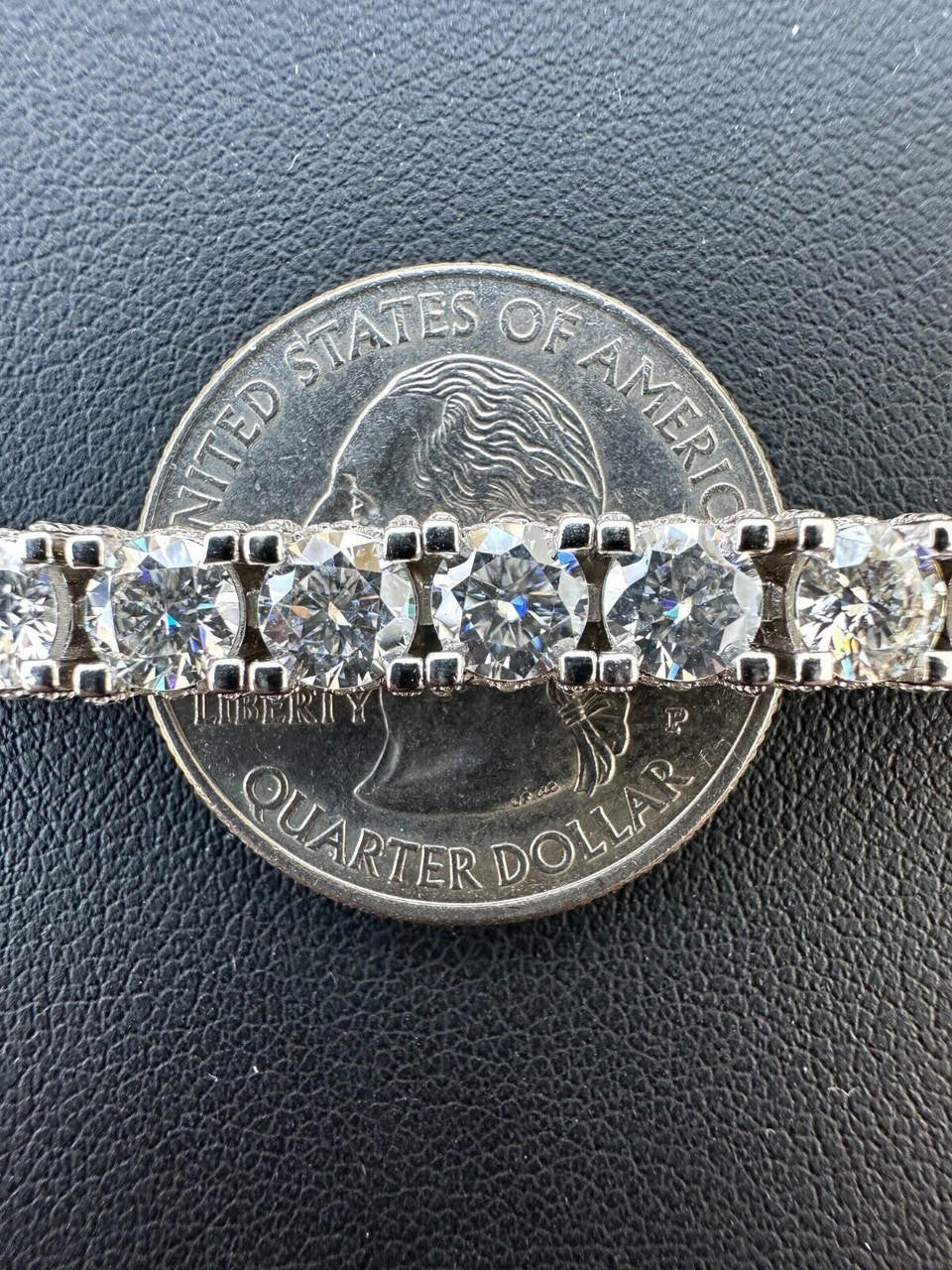 MOISSANITE Reinvented Tennis Bracelet Iced Out On All Sides - 925 Silver - 5mm - 6" - 9"