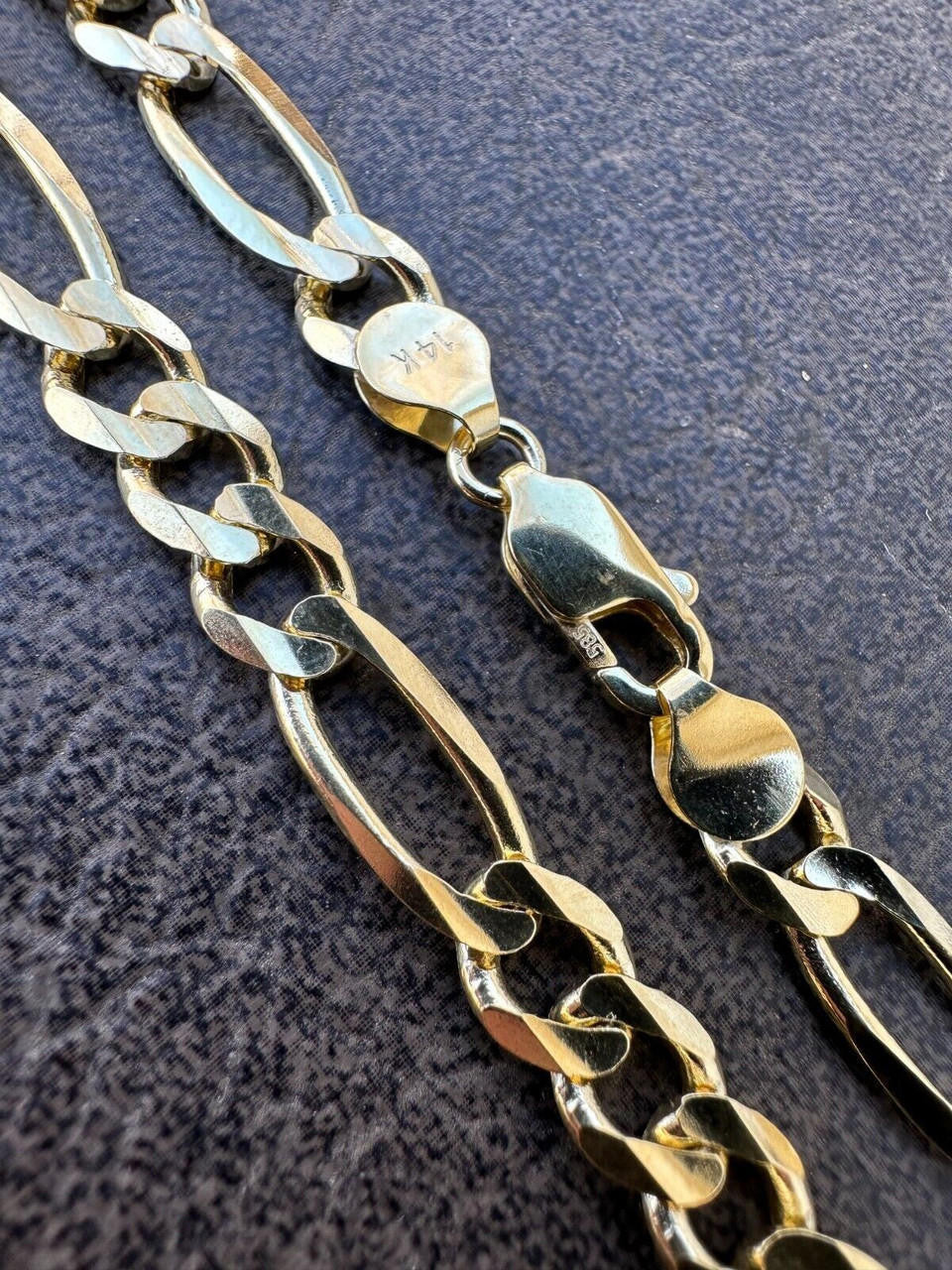 Figaro Link Chain Necklace - 14k Yellow Gold - 16"-24" - 2mm-7mm