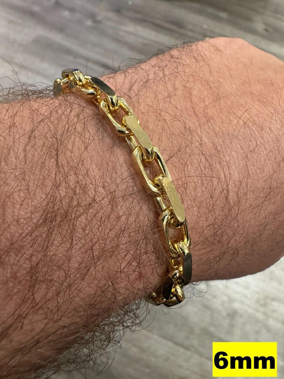 Hermes Rolo Link Chain Necklace Bracelet -  14k Yellow Gold - 7"-28" - 1.5mm-6mm