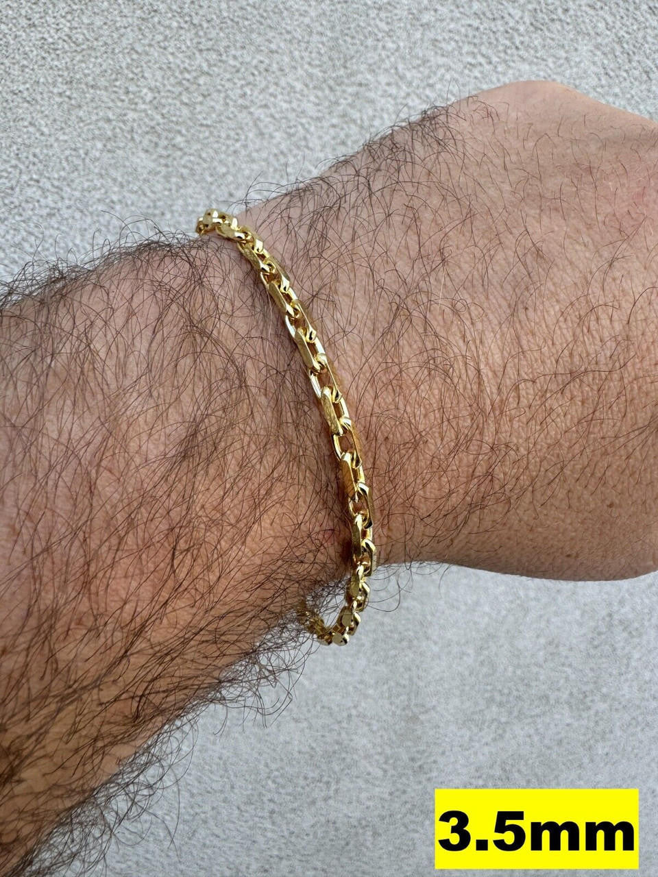 Hermes Rolo Link Chain Necklace Bracelet -  14k Yellow Gold - 7"-28" - 1.5mm-6mm