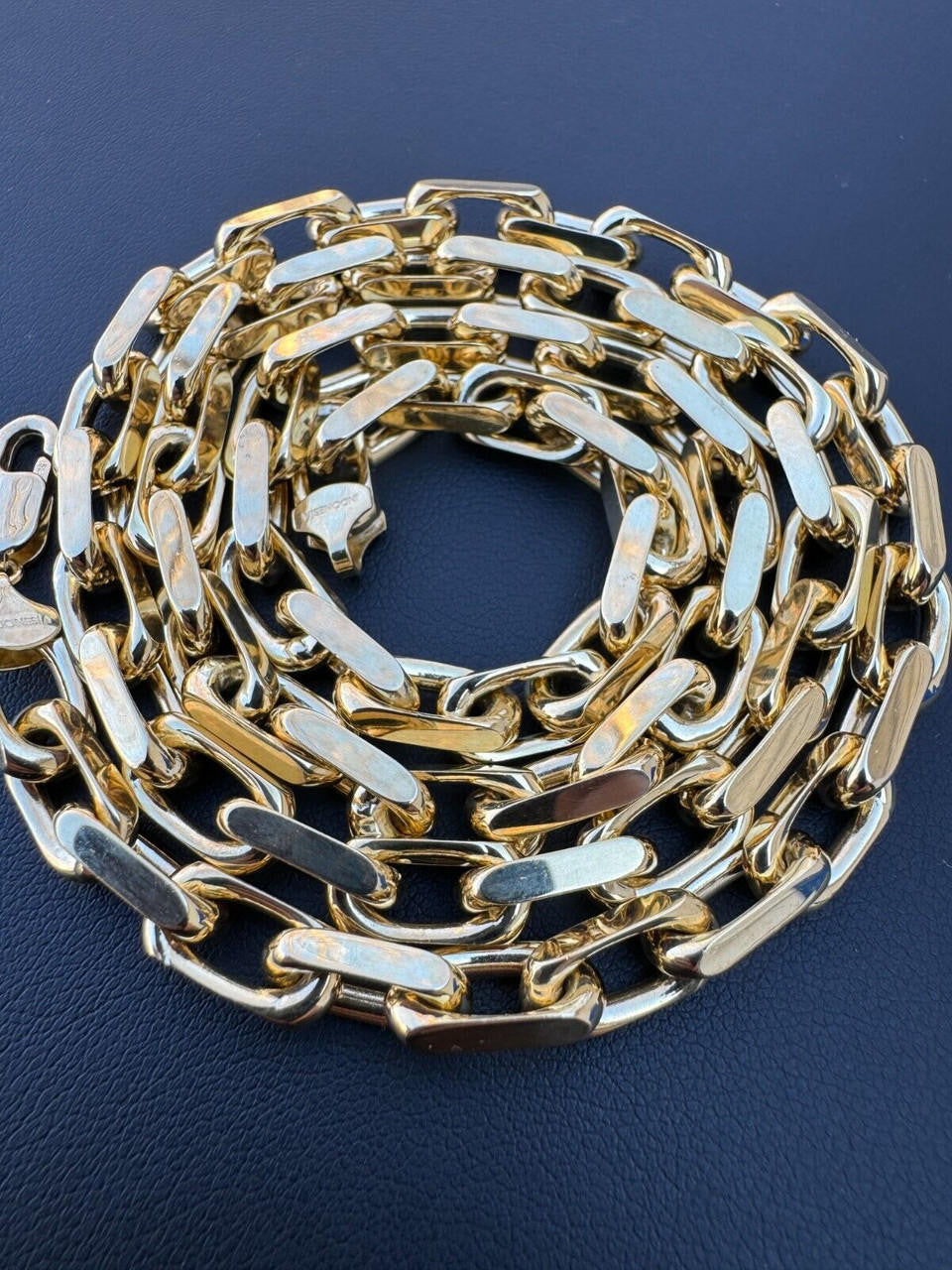 Hermes Rolo Link Chain Necklace Bracelet -  14k Yellow Gold - 7"-28" - 1.5mm-6mm