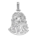 Sacred Jesus Plain Pendant - 925 Silver - 3 Sizes 1.5"-3"