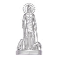 Saint Lazarus Plain San Lazaro Pendant - 925 Silver - 3 Sizes 1.25"-2.5"