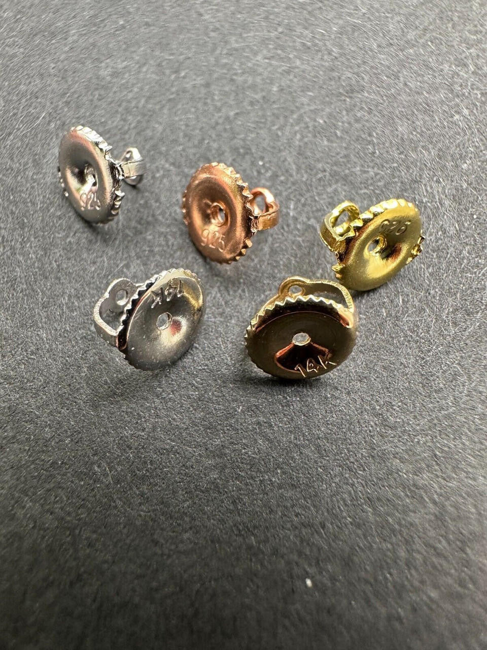 Screw Back Earrings Replacement Backs - 925 Silver Or 14k Gold - HARLEMBLING COMPATIBLE