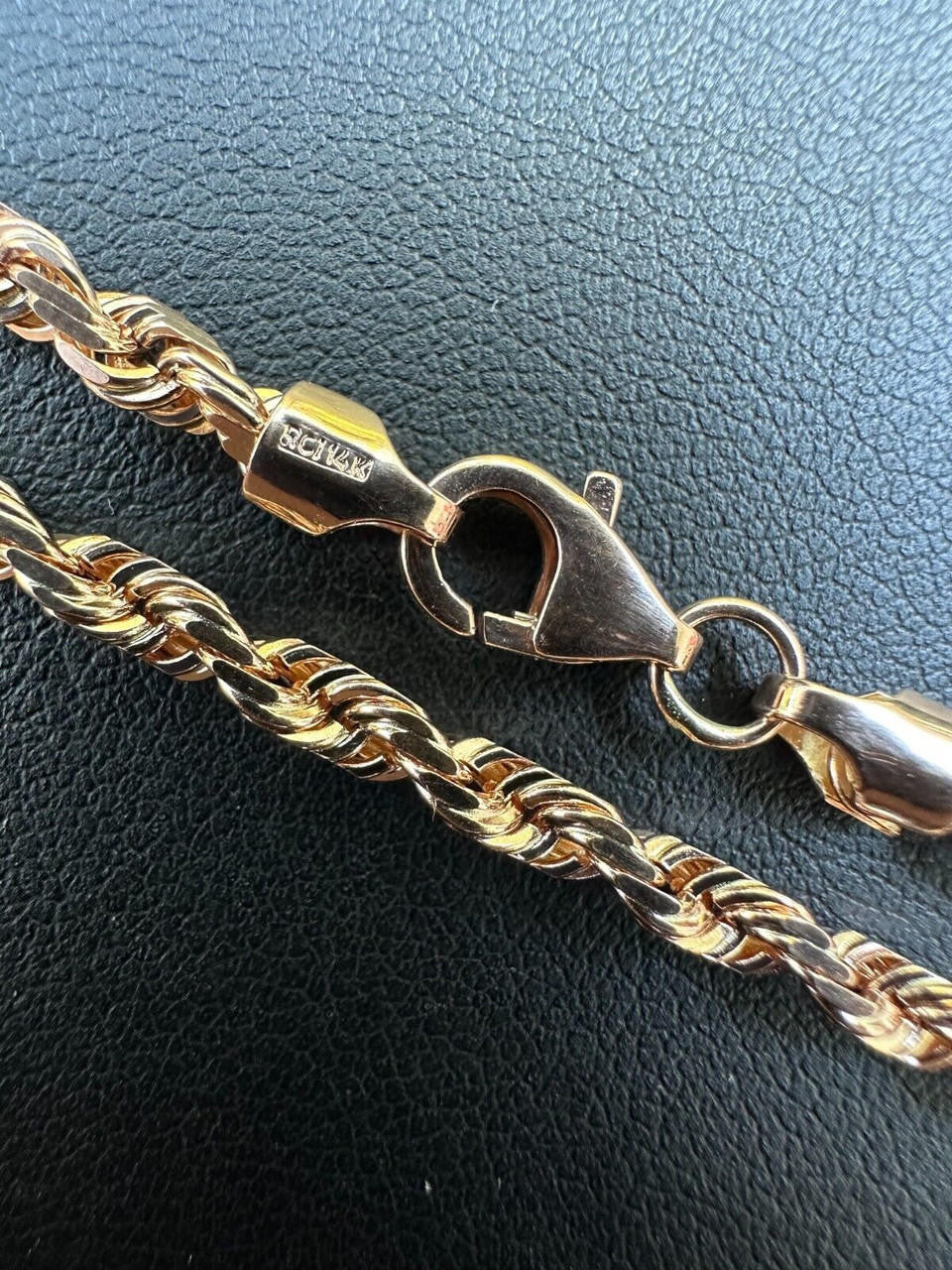 Rope Chain Necklace - 14k Rose Gold - 16"-30" - 1.5mm-6mm