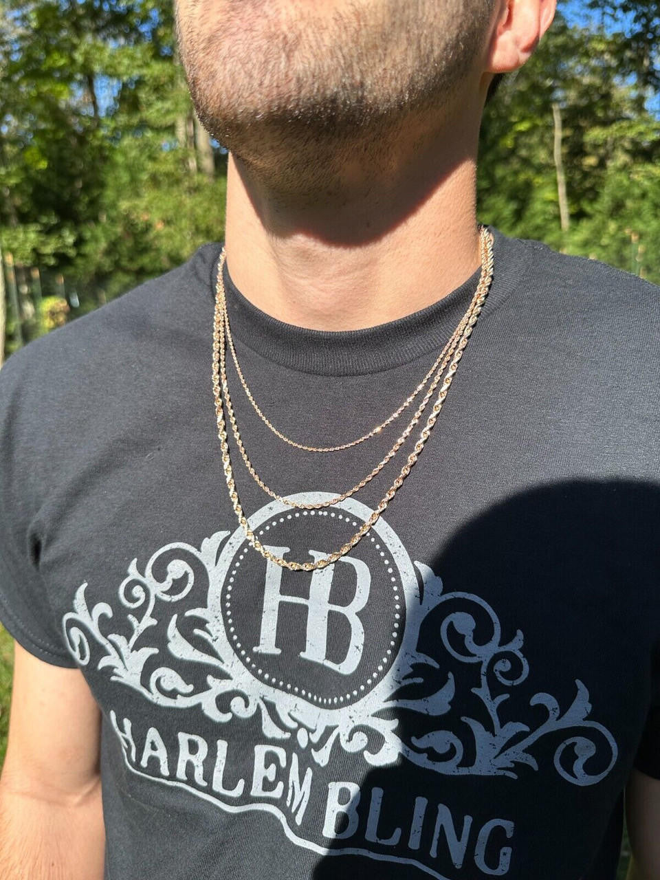 Rope Chain Necklace - 14k Rose Gold - 16"-30" - 1.5mm-6mm