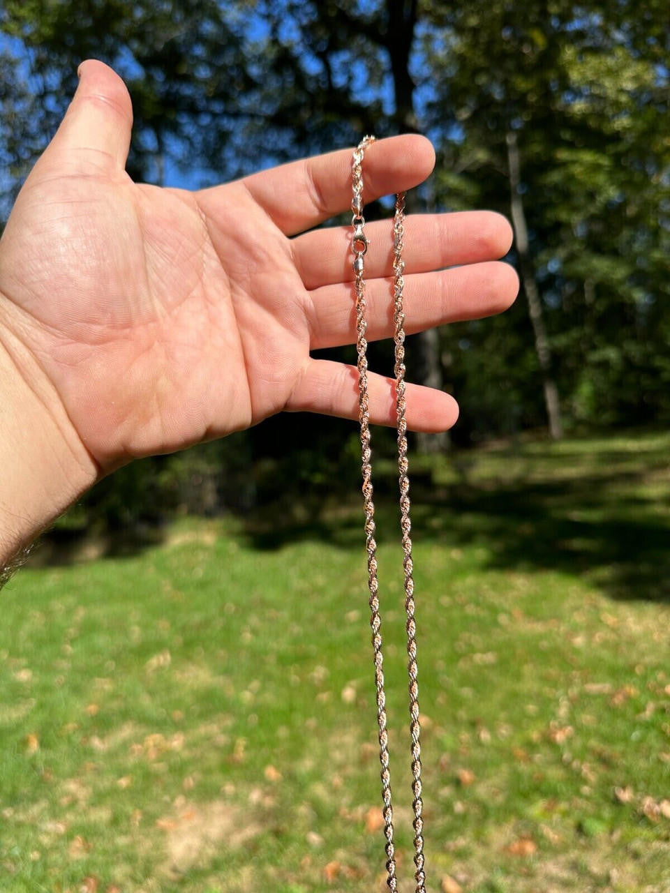 Rope Chain Necklace - 14k Rose Gold - 16"-30" - 1.5mm-6mm