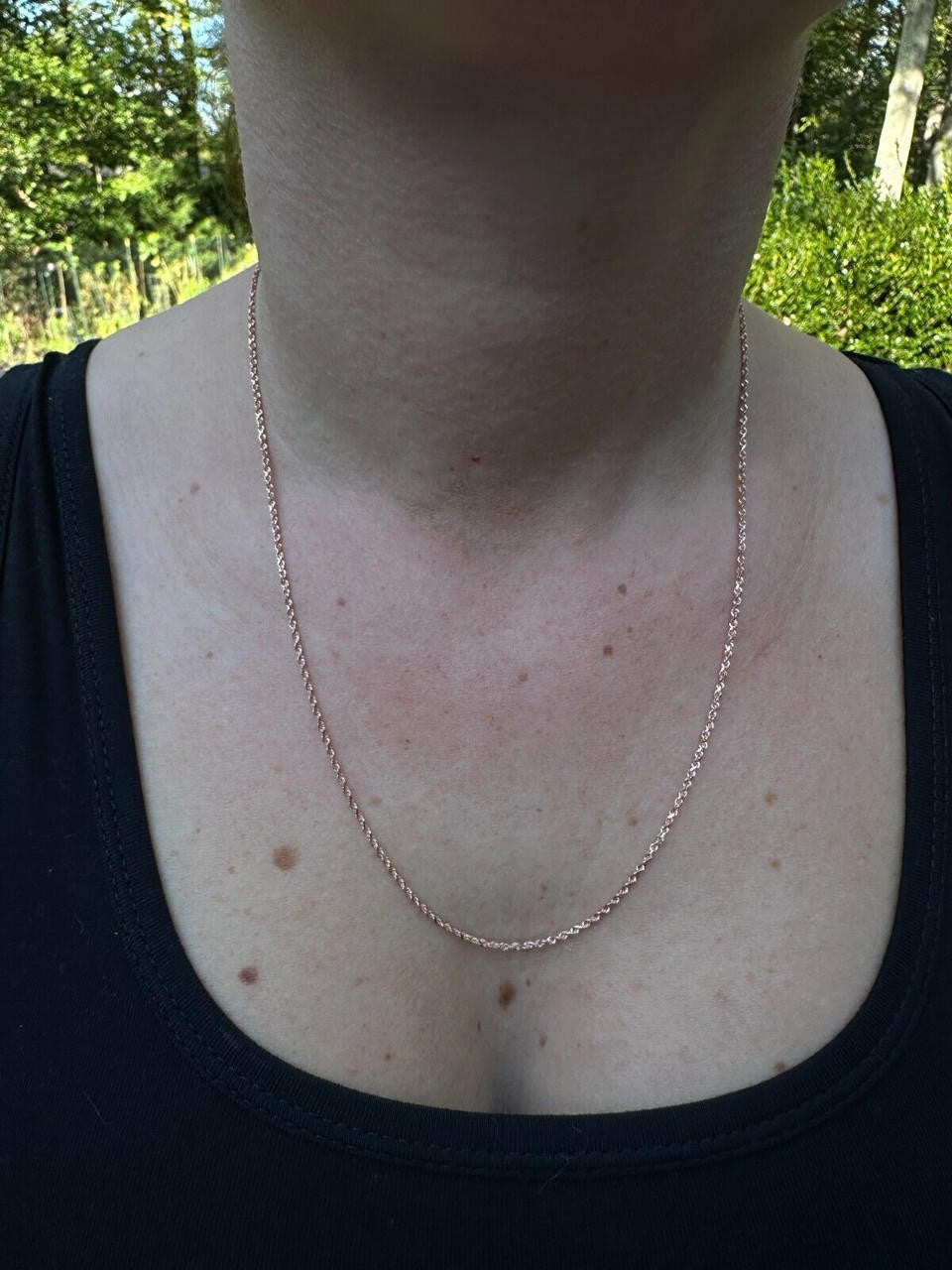 Rope Chain Necklace - 14k Rose Gold - 16"-30" - 1.5mm-6mm