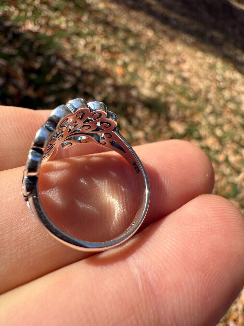 Tree Of Life Ring - 925 Silver - Plain