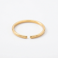 Anillo ajustable dorado waterproof 316L PVD
