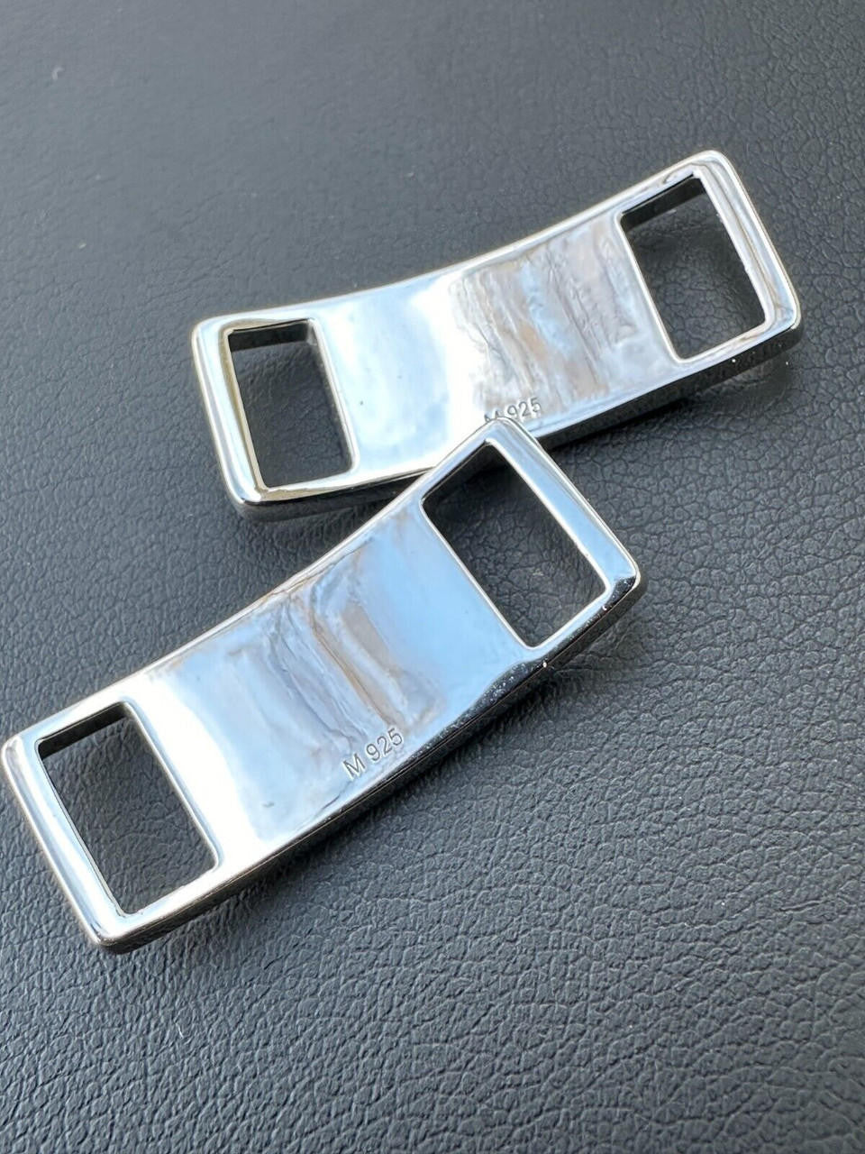 MOISSANITE Iced Out Lace Locks - 925 Silver - Great For All Sneakers: Nike Air Force 1, Jordans, & More