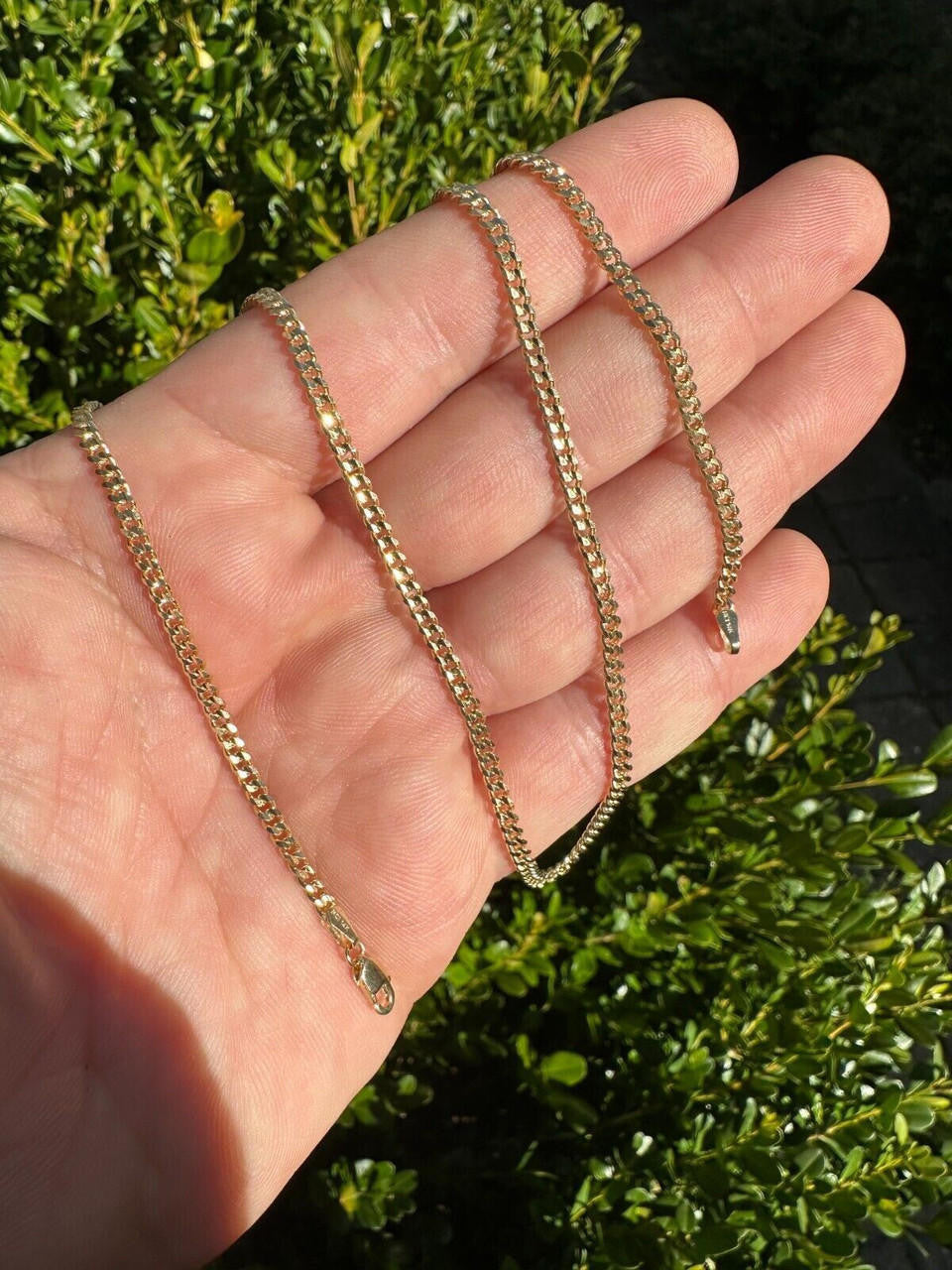 Micro Miami Cuban Link Chain Necklace - 10k Yellow Gold - 16"-24" - 1.5mm-3mm