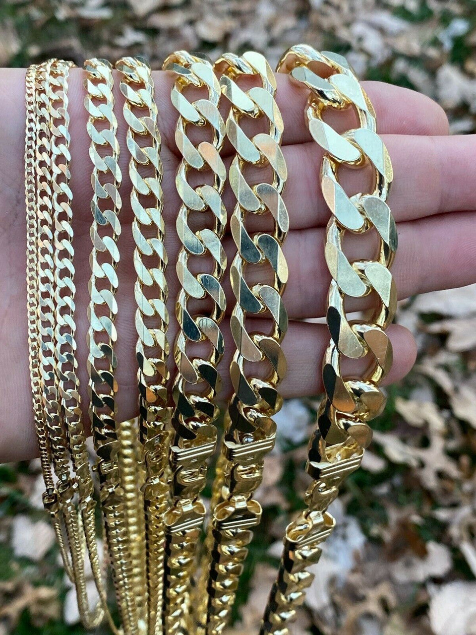 Curb Link Chain Necklace Or Bracelet - 14k Gold Vermeil 925 Silver - 7-30" - 2-16mm