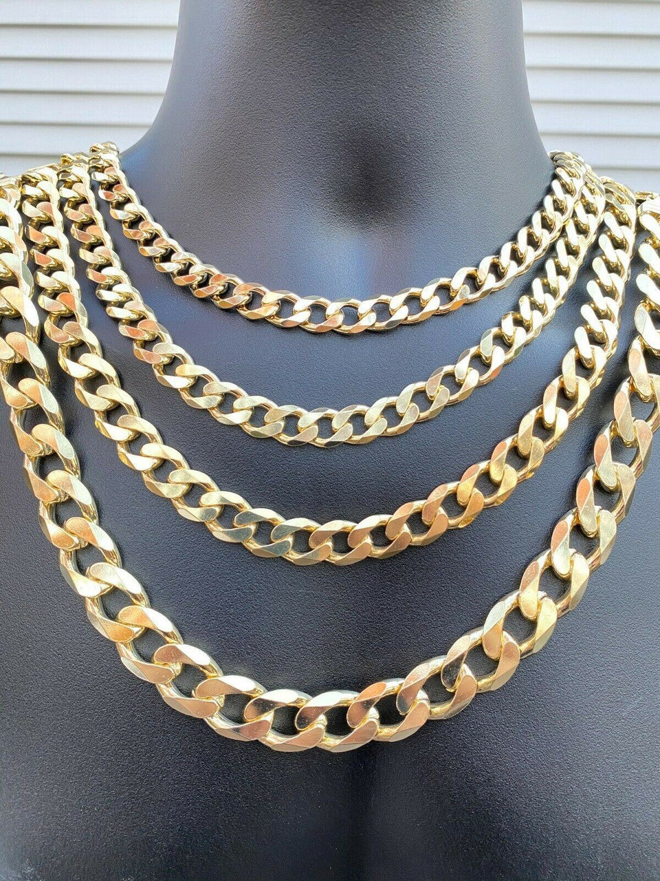 Curb Link Chain Necklace Or Bracelet - 14k Gold Vermeil 925 Silver - 7-30" - 2-16mm