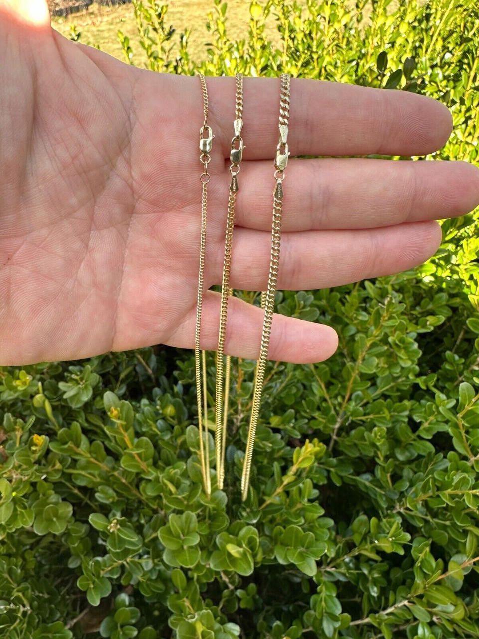 Micro Miami Cuban Link Chain Necklace - 14k Yellow Gold - 16"-24" - 1.5mm-3mm