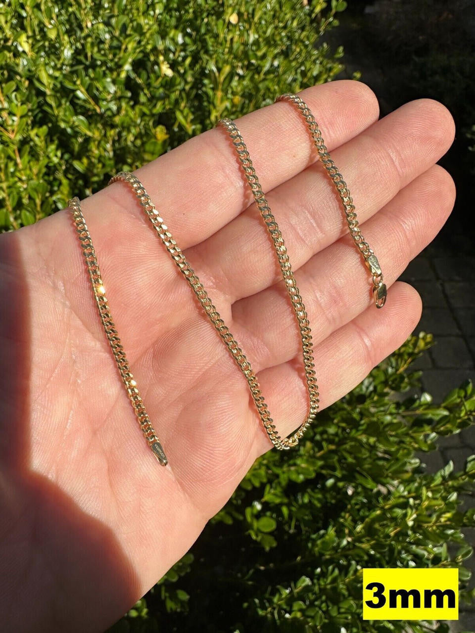 Micro Miami Cuban Link Chain Necklace - 14k Yellow Gold - 16"-24" - 1.5mm-3mm