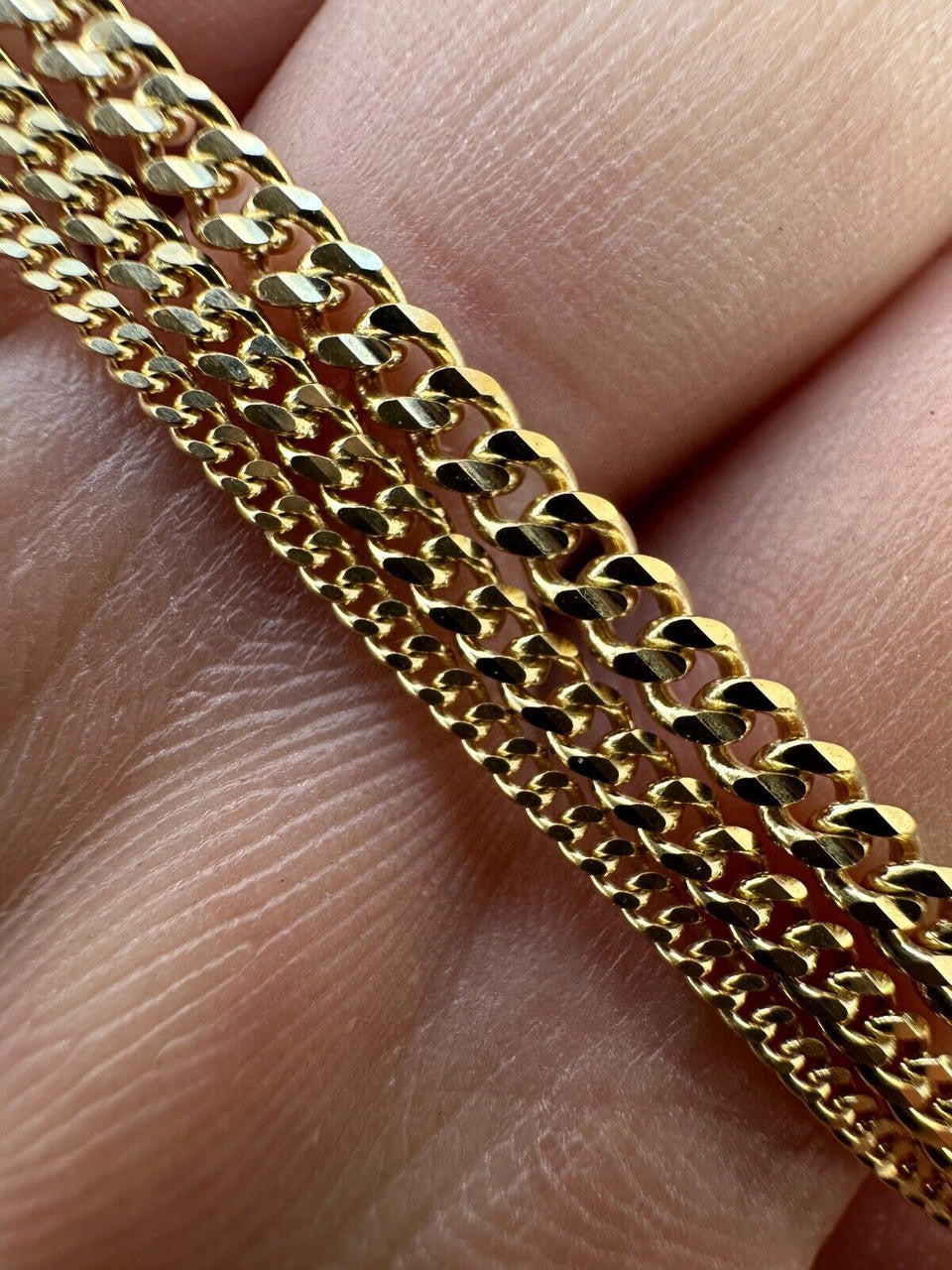 Micro Miami Cuban Link Chain Necklace - 14k Yellow Gold - 16"-24" - 1.5mm-3mm