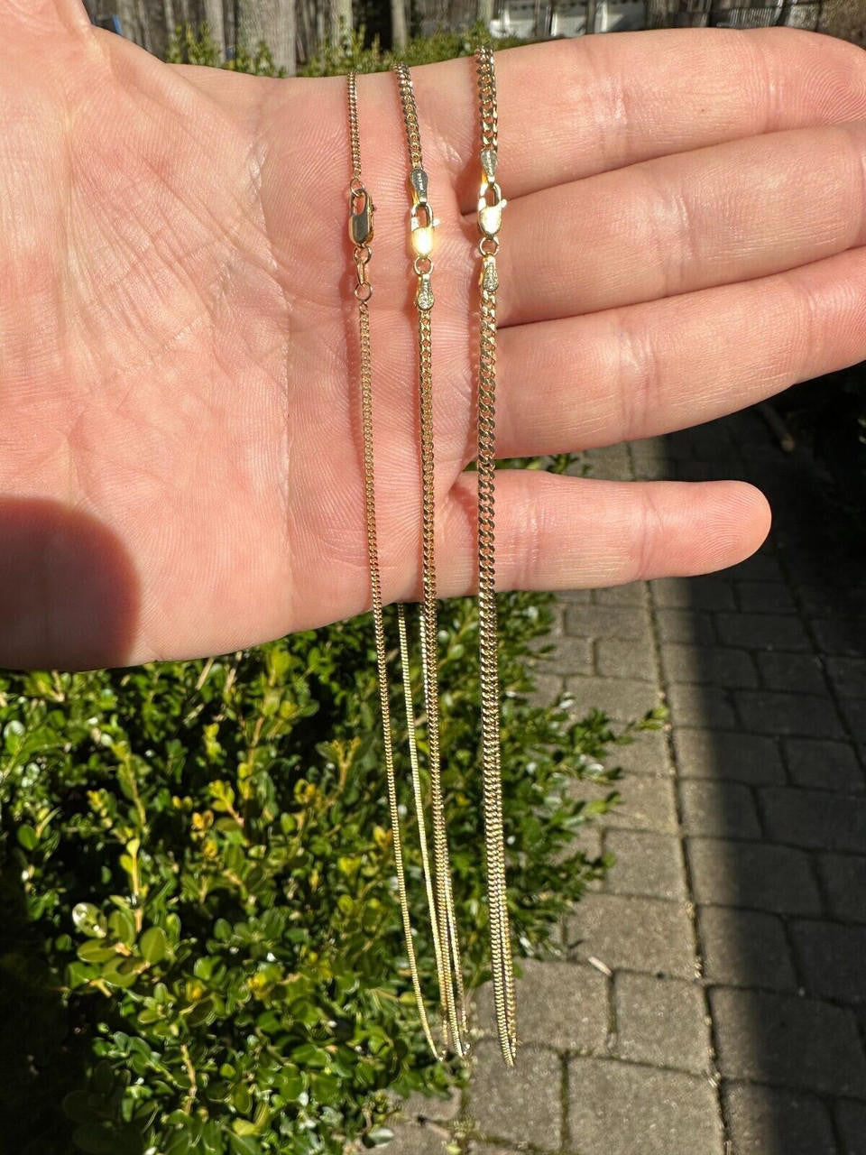 Micro Miami Cuban Link Chain Necklace - 14k Yellow Gold - 16"-24" - 1.5mm-3mm